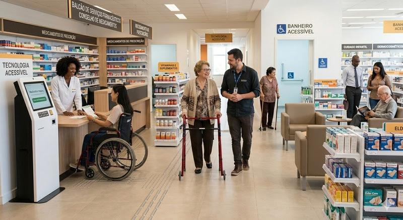 Para conquistar o selo, os estabelecimentos precisam atender a requisitos rigorosos de acessibilidade, gestão e qualidade no atendimento baseados nas diretrizes das normas ABNT NBR 9050 e a NBR 9077. Crédito: divulgação